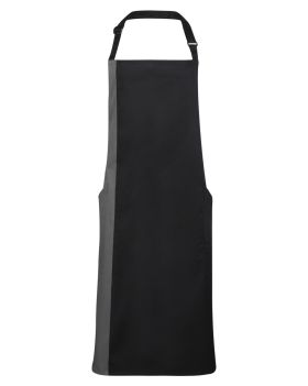 Contrast Bib Apron One Size