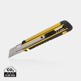 Påfyllbar RCS rplastic heavy duty snap-off kniv med mykt gre Gul