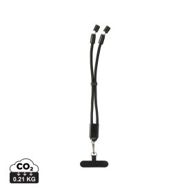 LoopAmp RCS rPET justerbar telefonarmbånd med 60W kabel