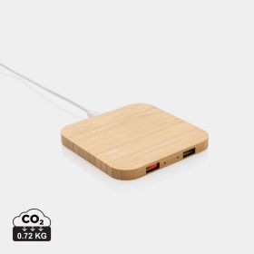 Bambus 10W trådløs lader