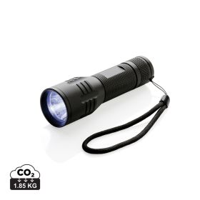 3W medium CREE lykt Svart