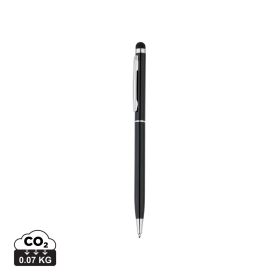 Tynn stylus/touchpenn i metall Svart