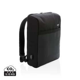 Swiss Peak 15" anti-theft RFID & USB ryggsekk, PVC-fri