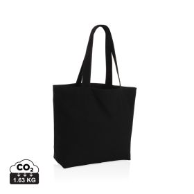Impact Aware™ 240 gsm rcanvas shopper med lomme, ufarget Svart