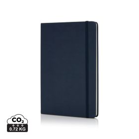 Deluxe A5 notatbok PU hard cover Marineblå