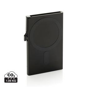 Standard aluminum RFID magnetisk kortholder til telefon Svart