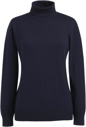 Athens Merino Turtle Neck (D) Marineblå