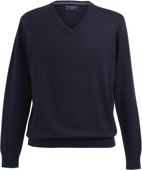 Berlin Merino V-neck (H) Marineblå