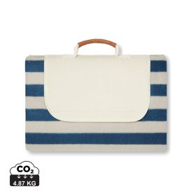 VINGA Alba GRS RPET piknikteppe stort marine