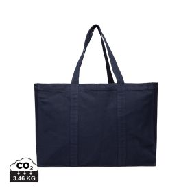 VINGA Hilo maxi toteveske i AWARE™ resirkulert canvas Marineblå