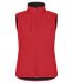 Classic Softshell Vest Women Red