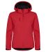 Classic Softshell Hoody Women Red