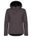 Classic Softshell Hoody Women Dark Grey