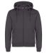 Miami Hoody Full Zip Metal Grey