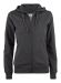 Premium OC Hoody Full Zip Women Anthracite Melange