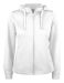Basic Active Hoody Full Zip Women White