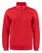 Basic Active Half Zip Junior Red