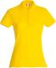 Basic Polo Women Lemon