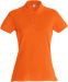 Basic Polo Women Blood Orange