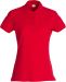 Basic Polo Women Red