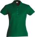 Basic Polo Women Bottle Green