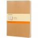 Moleskine Cahier Journal XL – linjert Kraft brun