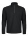 Melton Half Zip Black