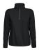 Melton Lady Half Zip Black