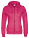 Full Zip Hood Lady Dark Cerise