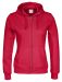 Full Zip Hood Lady Red