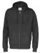 Full Zip Hood Man Black