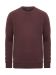 Key Crew Neck Unisex burgundy
