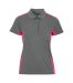 Madrid Piquet Woman Grey/Neon Pink