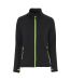 Barcelona Full Zip Woman Black