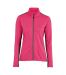 Evora Full Zip Woman Neon Pink/Grey