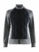 Hybrid jacket W Dk Grey Melange-Black