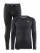 CORE Wool Merino Set M Black Melange