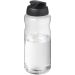 H2O Active® Big Base sportsflaske med flipp lokk, 1 liter Solid svart