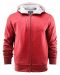Parkwick Hooded Men Jacket Red Melange