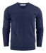 Ashland V-neck Blue Melange