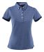 Larkford Lady Polo Dark Blue Melange