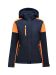 Prime Padded Softshell Lady navy-neon orange