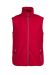 Sideflip fleece vest Red