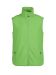 Sideflip fleece vest Lime