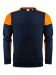 Prime Crewneck navy-neon orange