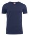 Heavy V-neck T-shirt Navy