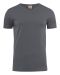 Heavy V-neck T-shirt Steel Grey