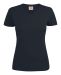 Heavy V-neck T-shirt ladies Dark Navy