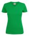Heavy V-neck T-shirt ladies Fresh Green