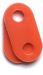 Drawstring stopper 2-pack Orange